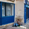 Tristan Garcin et son chien Kenzo